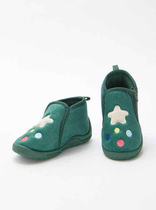 Pantofole stivaletto ludiche Natale - Kiabi