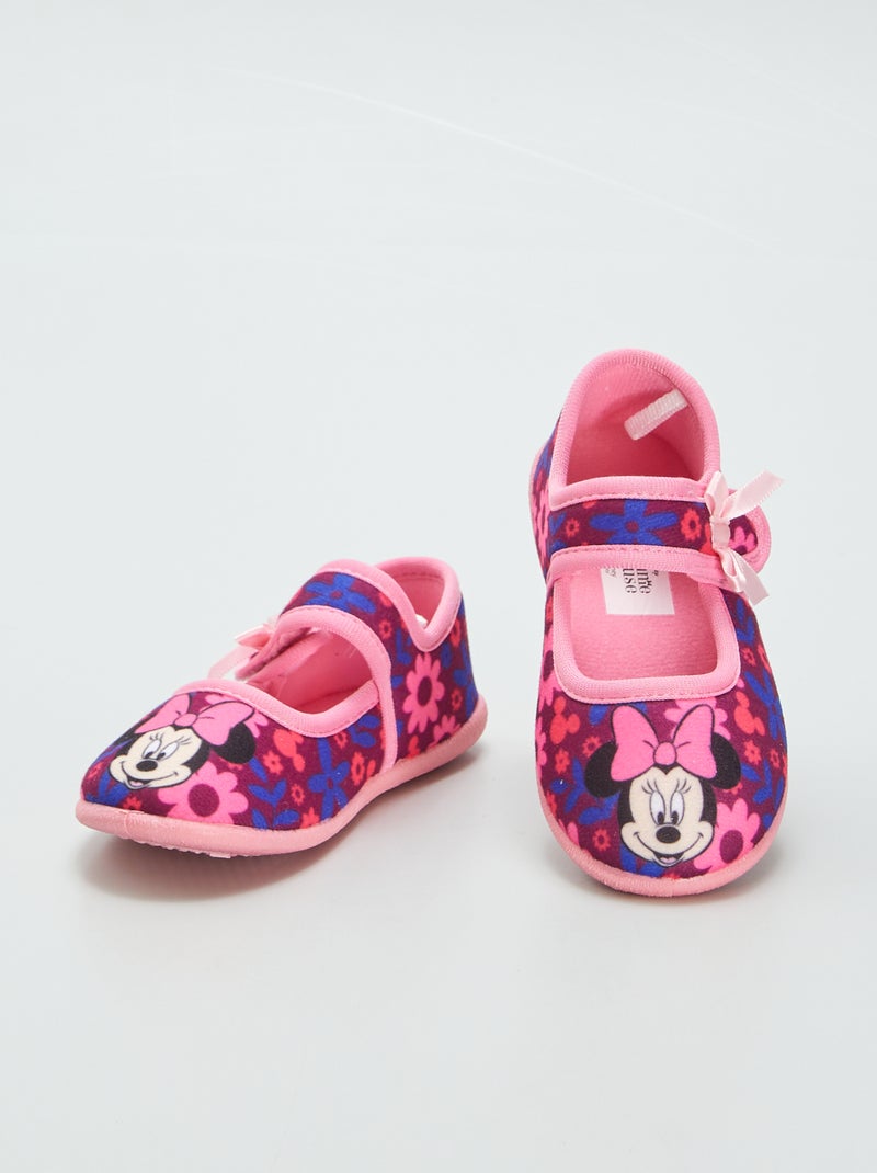 Pantofole tipo ballerina con stampa floreale 'Minnie' BEIGE - Kiabi