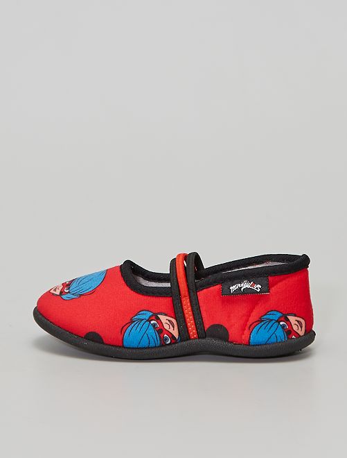 Pantofole tipo ballerine 'Miraculous' - rosso - Kiabi - 10.00€