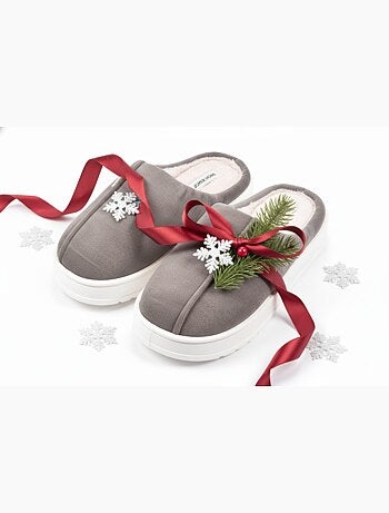 Pantofole tipo sabot uomo velluto a coste MU10121