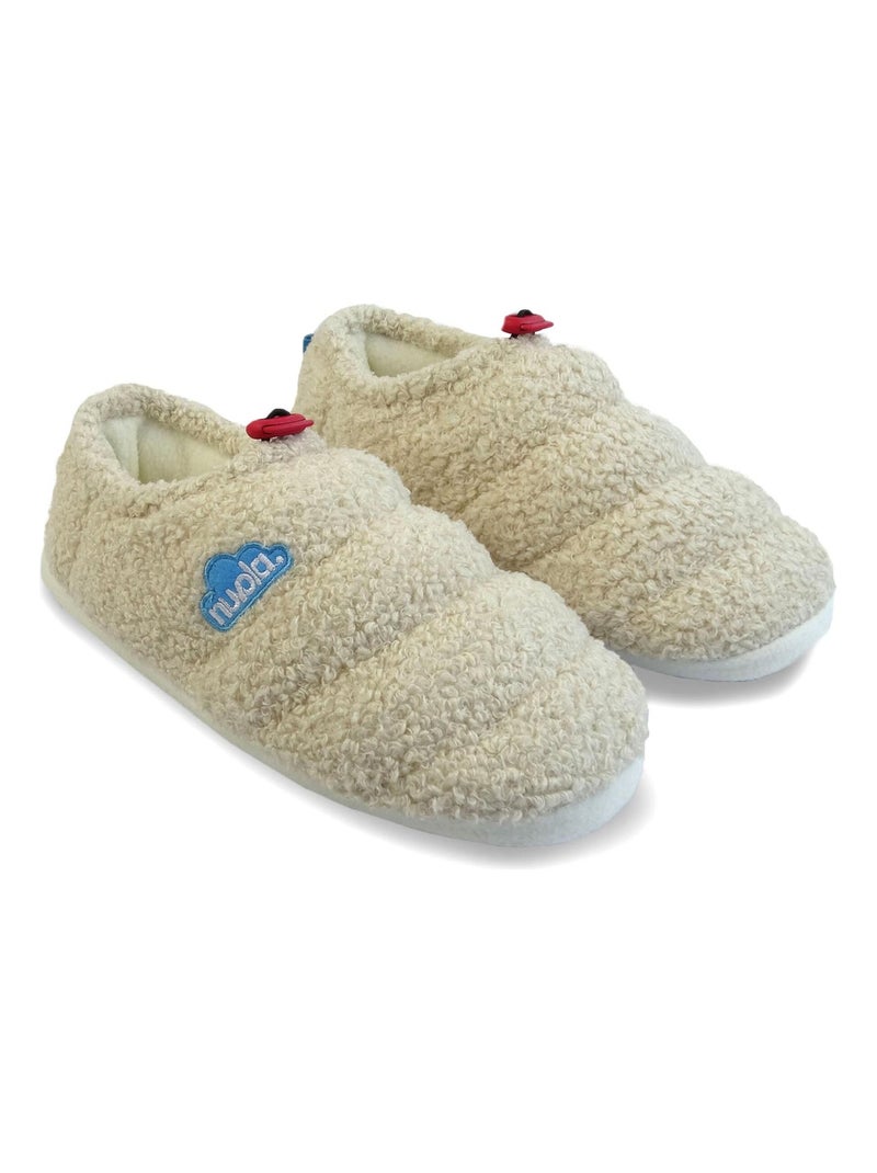 Pantofole unisex Nuvola suola in gomma Beige - Kiabi