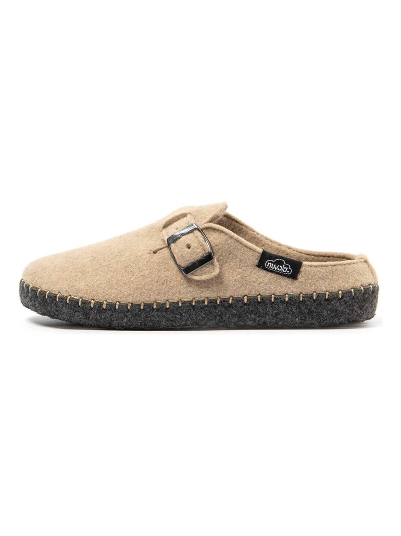 Pantofole unisex Nuvola suola in gomma Beige - Kiabi