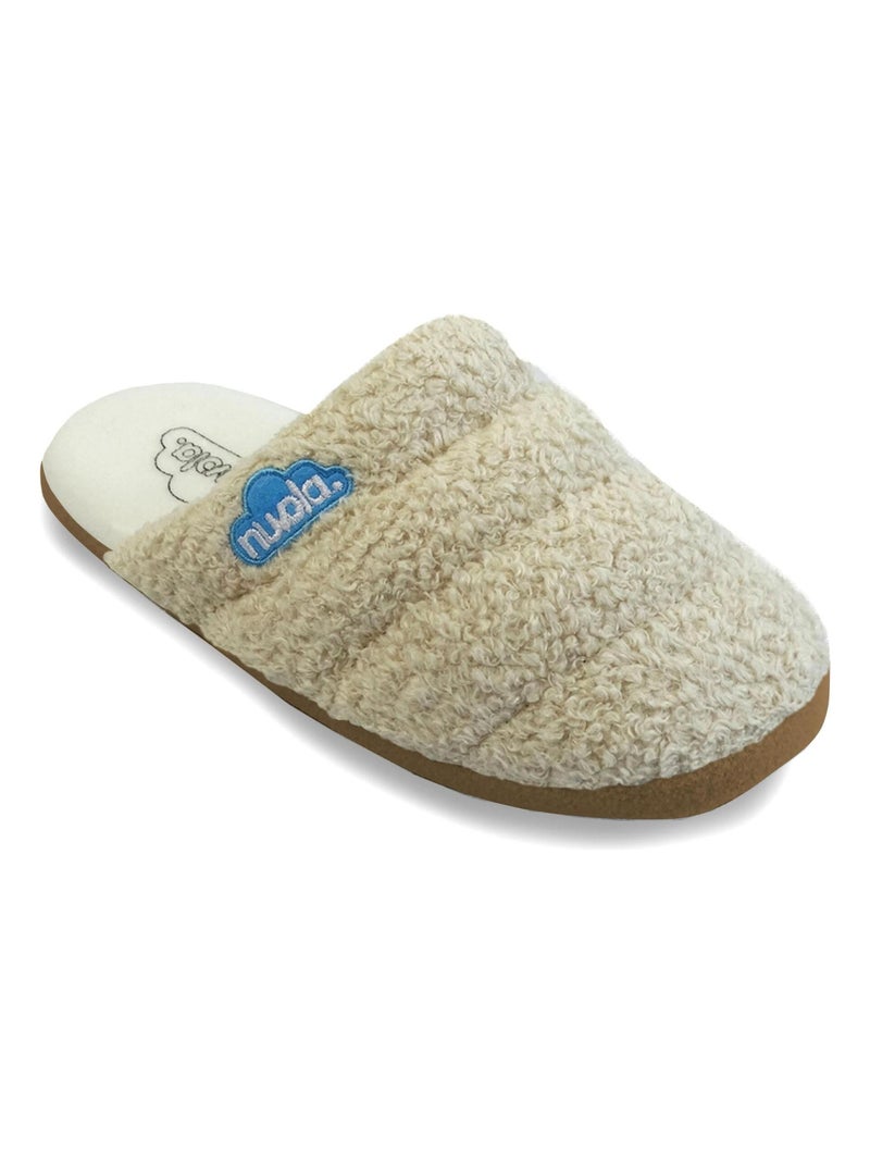 Pantofole unisex Nuvola suola in gomma Beige - Kiabi