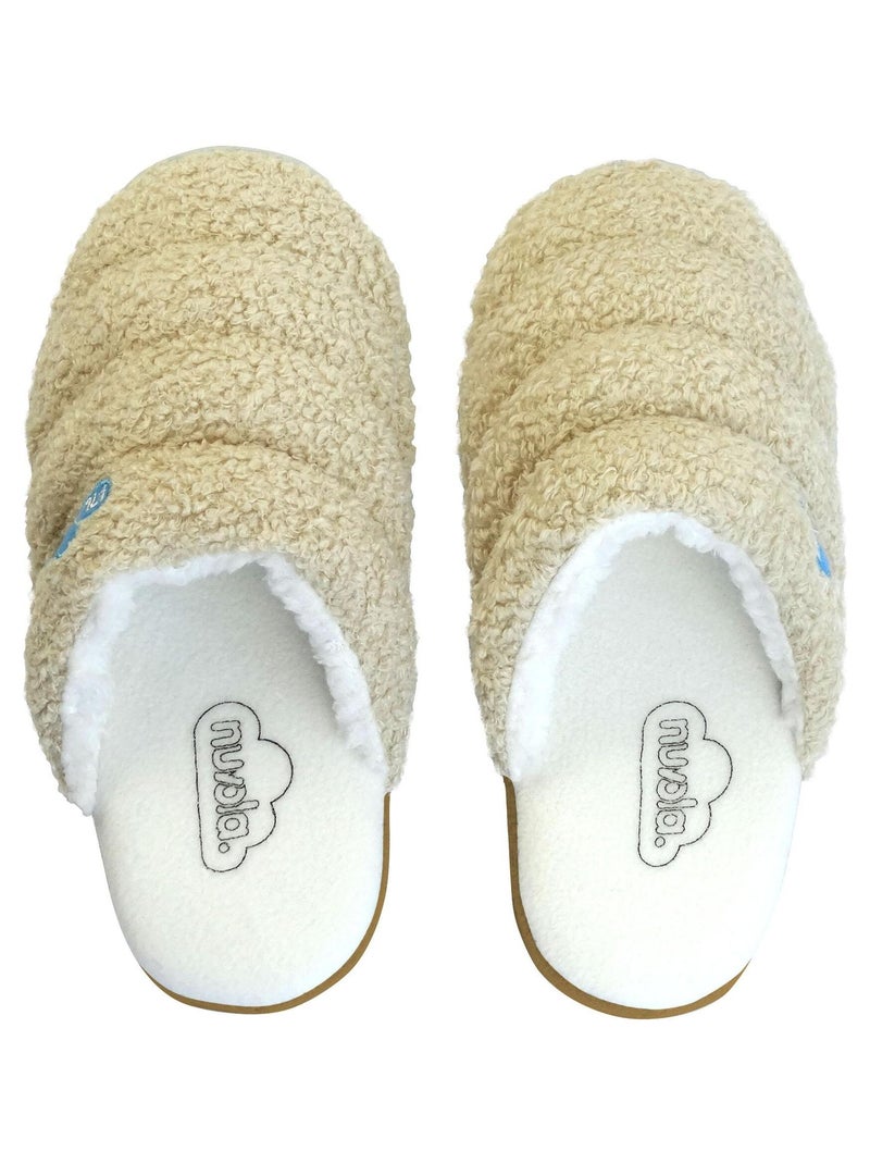 Pantofole unisex Nuvola suola in gomma Beige - Kiabi