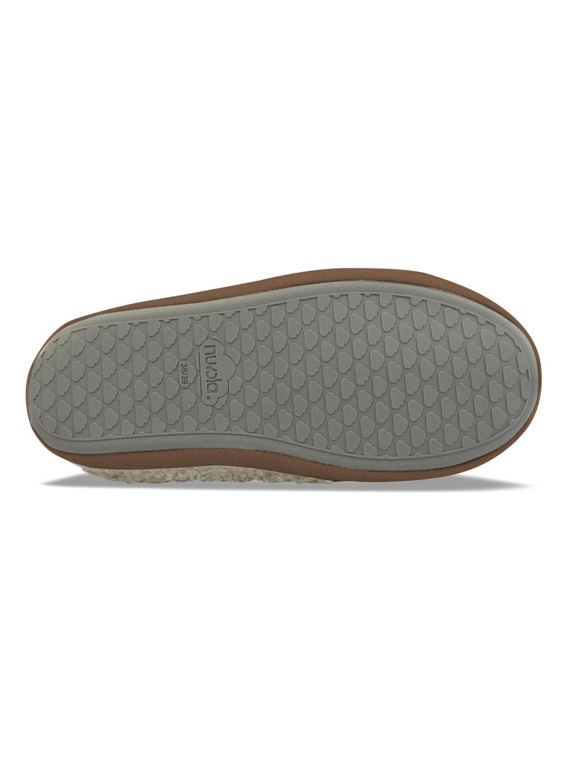 Pantofole unisex Nuvola suola in gomma Beige - Kiabi