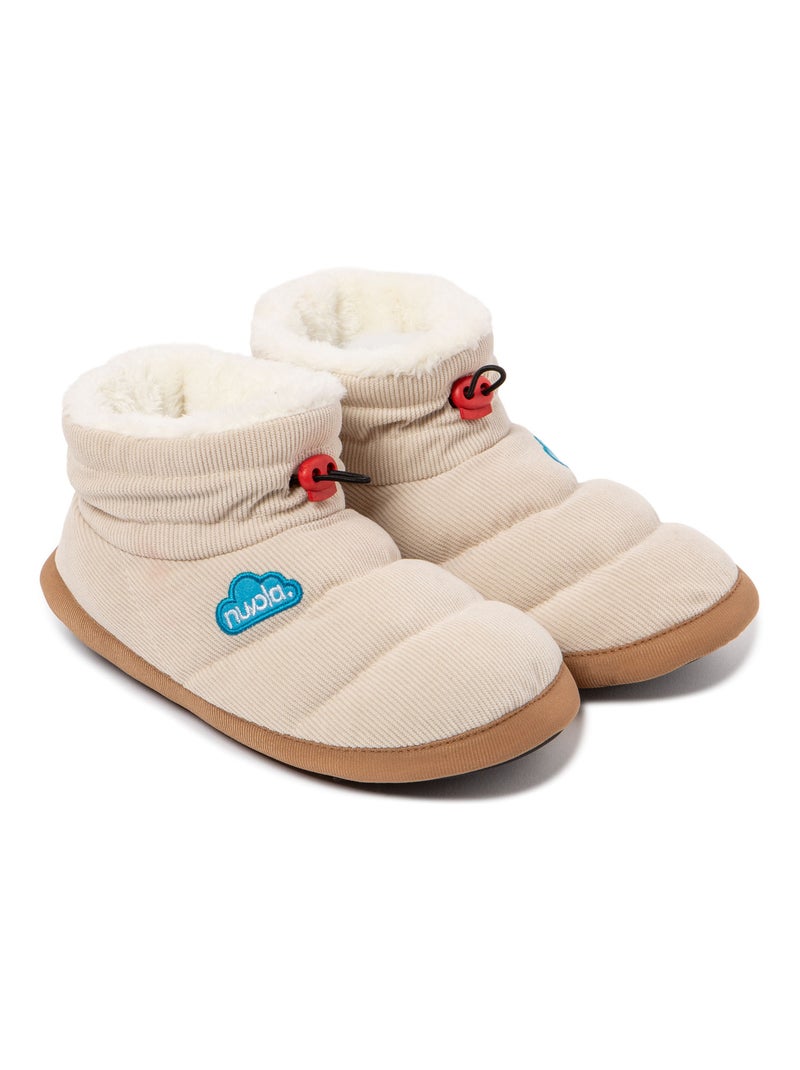 Pantofole unisex Nuvola suola in gomma Beige - Kiabi