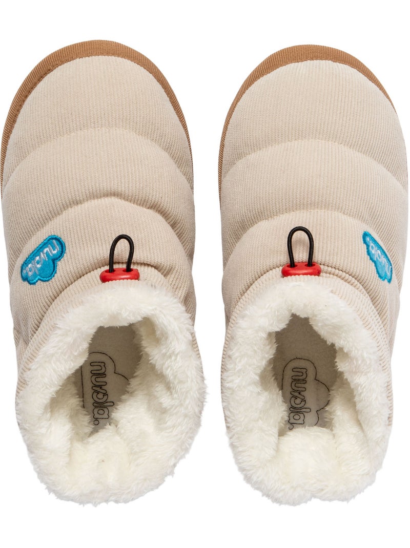 Pantofole unisex Nuvola suola in gomma Beige - Kiabi