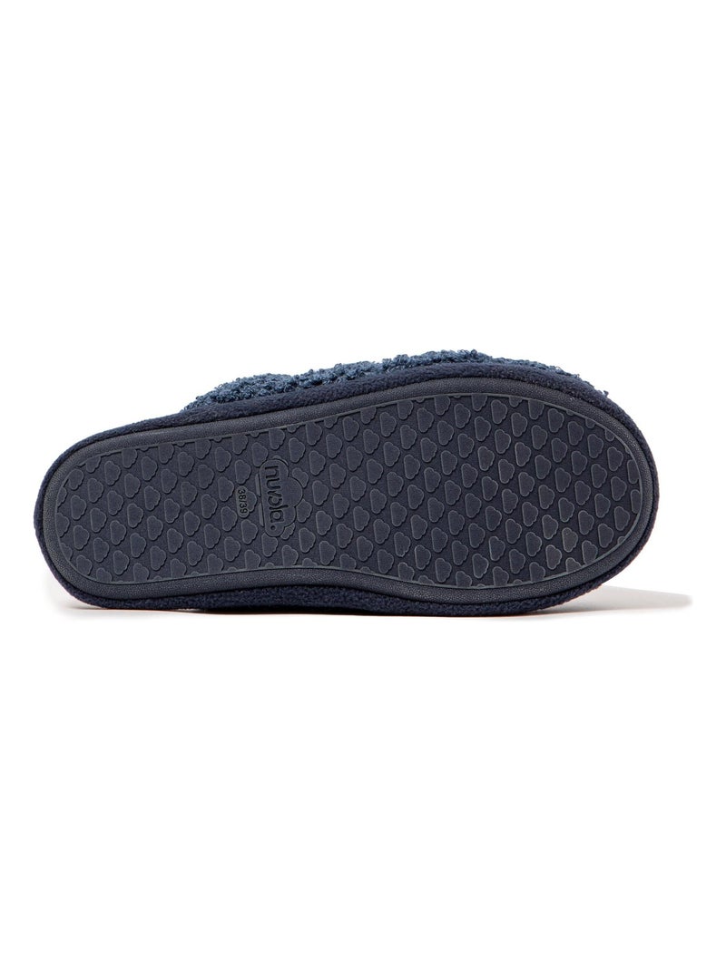 Pantofole unisex Nuvola suola in gomma Blu marino - Kiabi