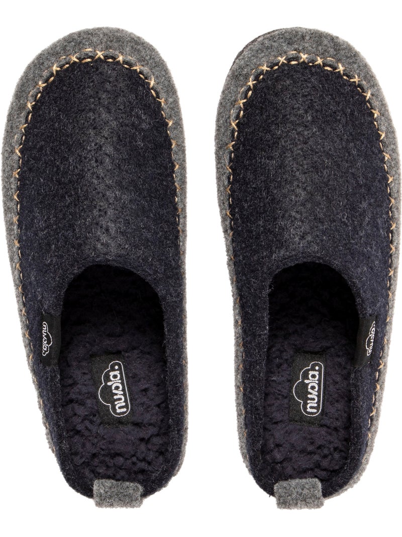 Pantofole unisex Nuvola suola in gomma Blu scuro - Kiabi