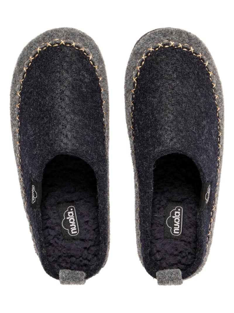 Pantofole unisex Nuvola suola in gomma Blu scuro - Kiabi