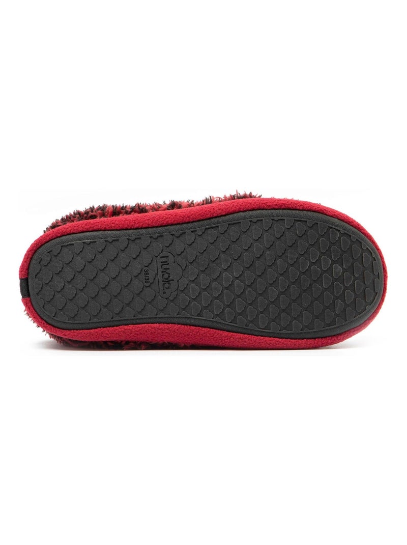 Pantofole unisex Nuvola suola in gomma Bordeaux - Kiabi