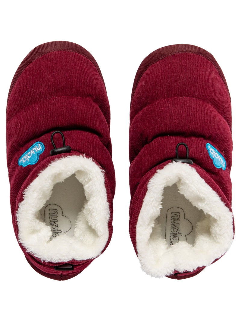 Pantofole unisex Nuvola suola in gomma Bordeaux - Kiabi