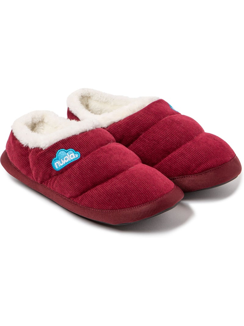 Pantofole unisex Nuvola suola in gomma Bordeaux - Kiabi
