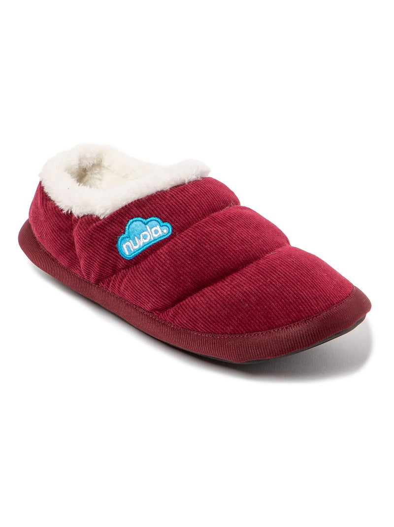 Pantofole unisex Nuvola suola in gomma Bordeaux - Kiabi