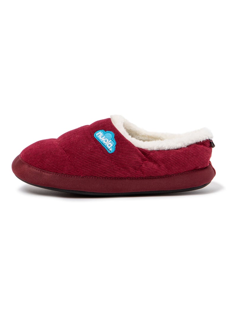 Pantofole unisex Nuvola suola in gomma Bordeaux - Kiabi