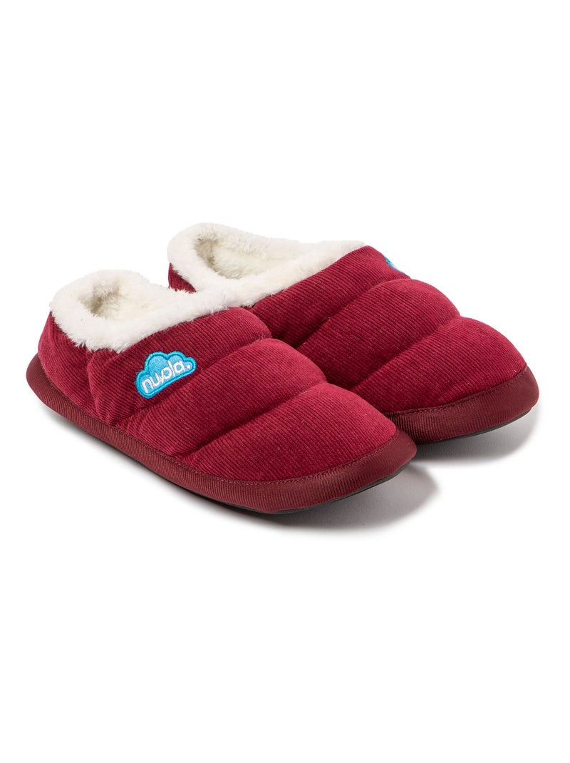 Pantofole unisex Nuvola suola in gomma Bordeaux - Kiabi