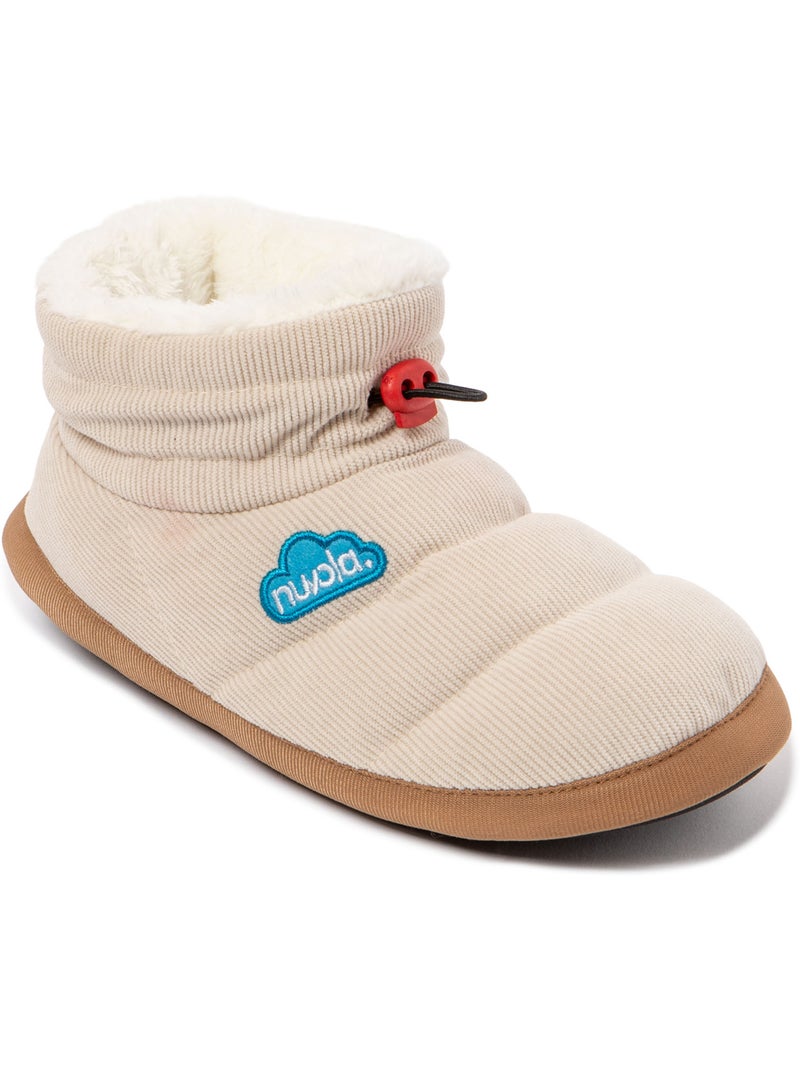 Pantofole unisex Nuvola suola in gomma Crema - Kiabi