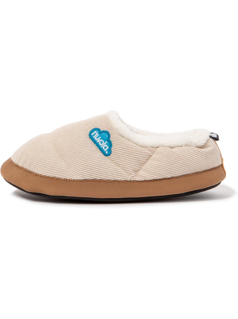 Pantofole unisex Nuvola suola in gomma Crema - Kiabi
