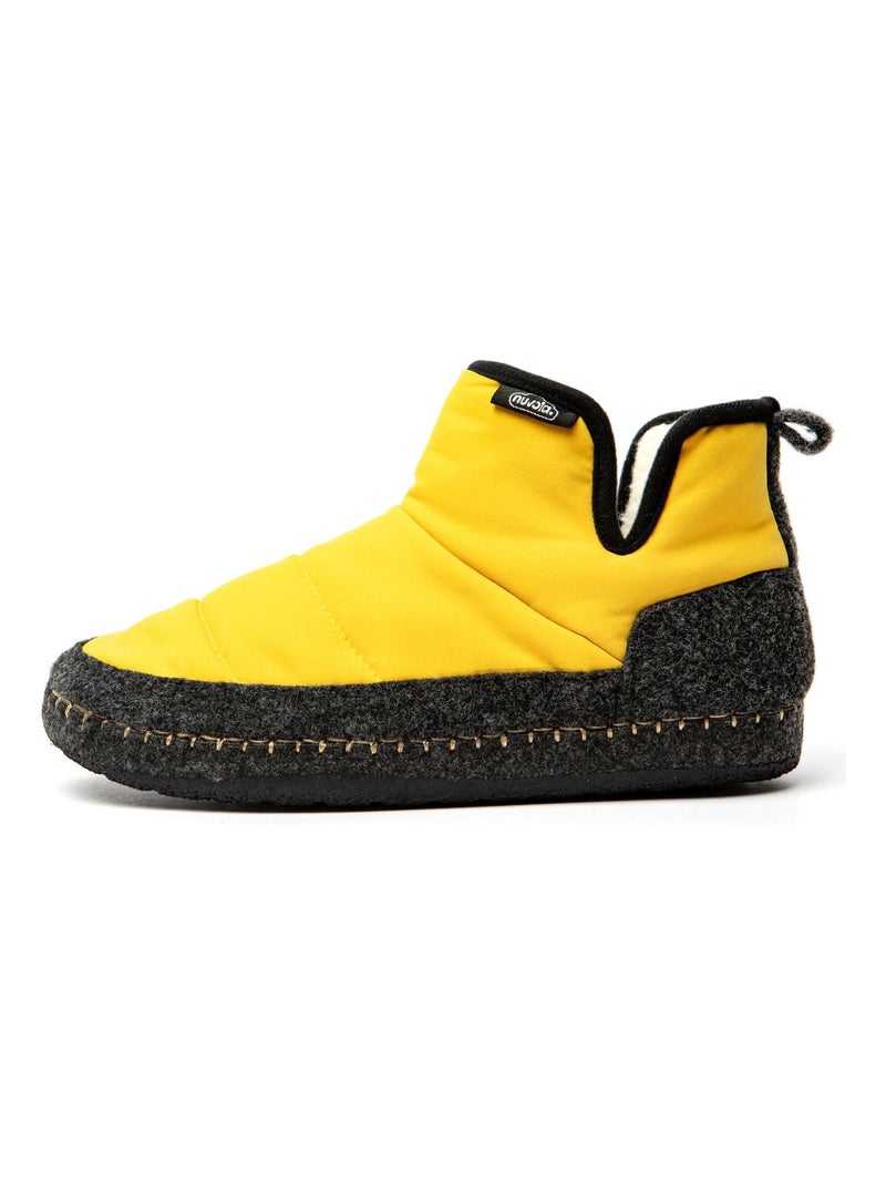 Pantofole unisex Nuvola suola in gomma Giallo senape - Kiabi