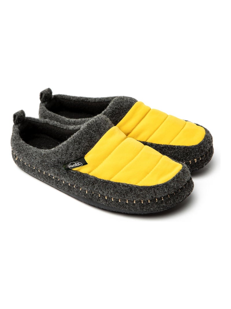 Pantofole unisex Nuvola suola in gomma Giallo senape - Kiabi