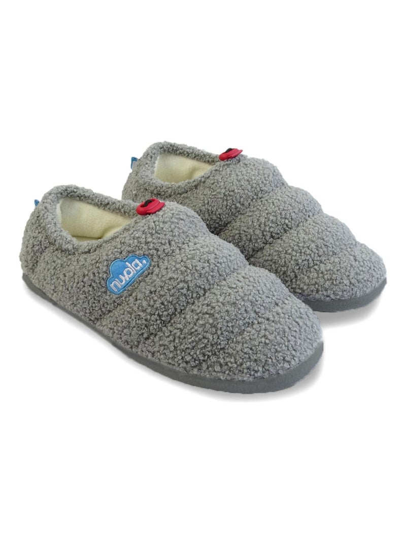 Pantofole unisex Nuvola suola in gomma Grigio - Kiabi