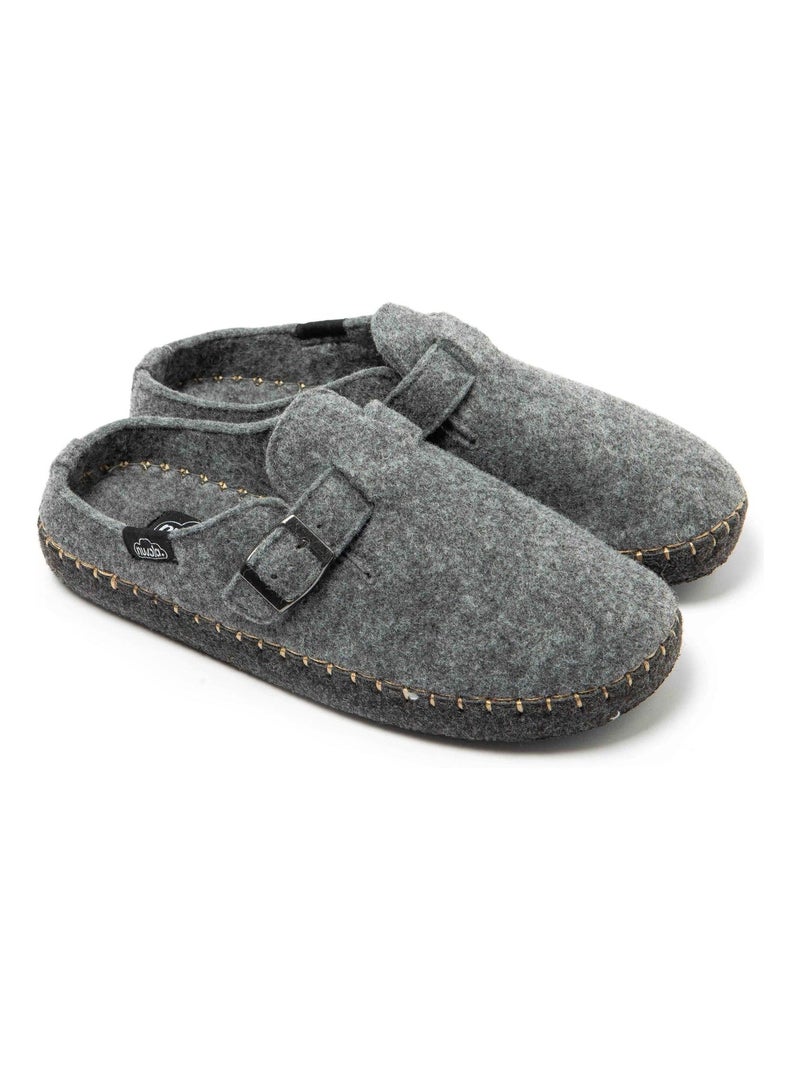 Pantofole unisex Nuvola suola in gomma Grigio - Kiabi