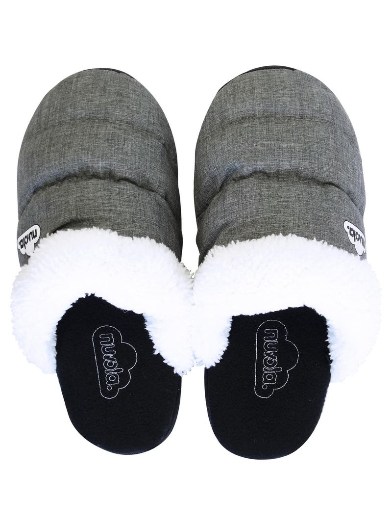 Pantofole unisex Nuvola suola in gomma Grigio - Kiabi