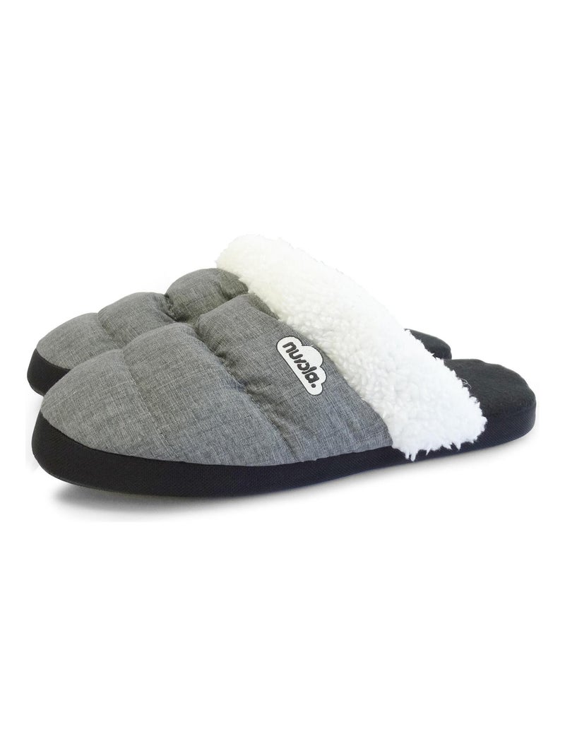 Pantofole unisex Nuvola suola in gomma Grigio - Kiabi