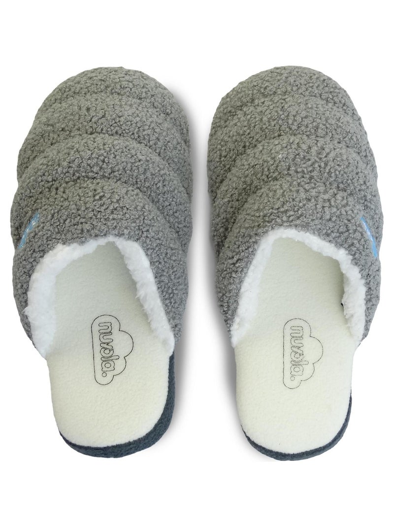 Pantofole unisex Nuvola suola in gomma Grigio - Kiabi
