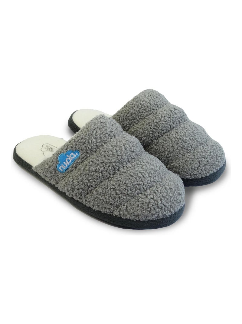 Pantofole unisex Nuvola suola in gomma Grigio - Kiabi
