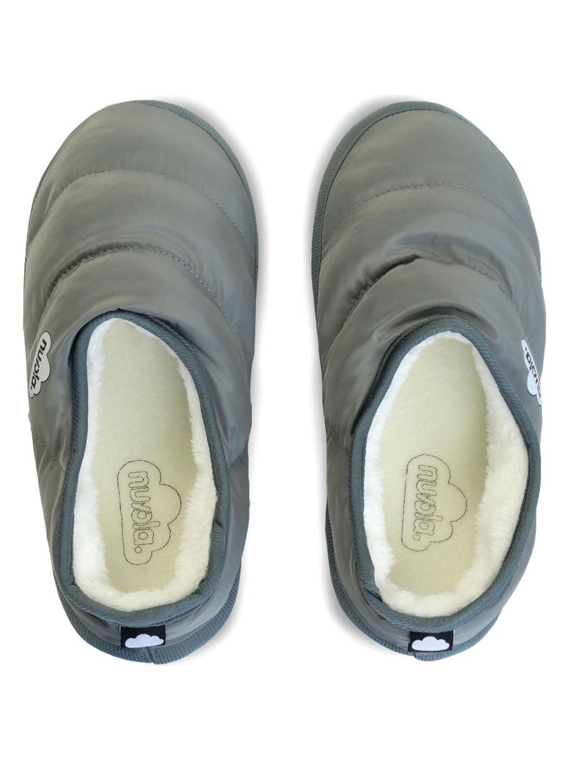 Pantofole unisex Nuvola suola in gomma Grigio grigio - Kiabi