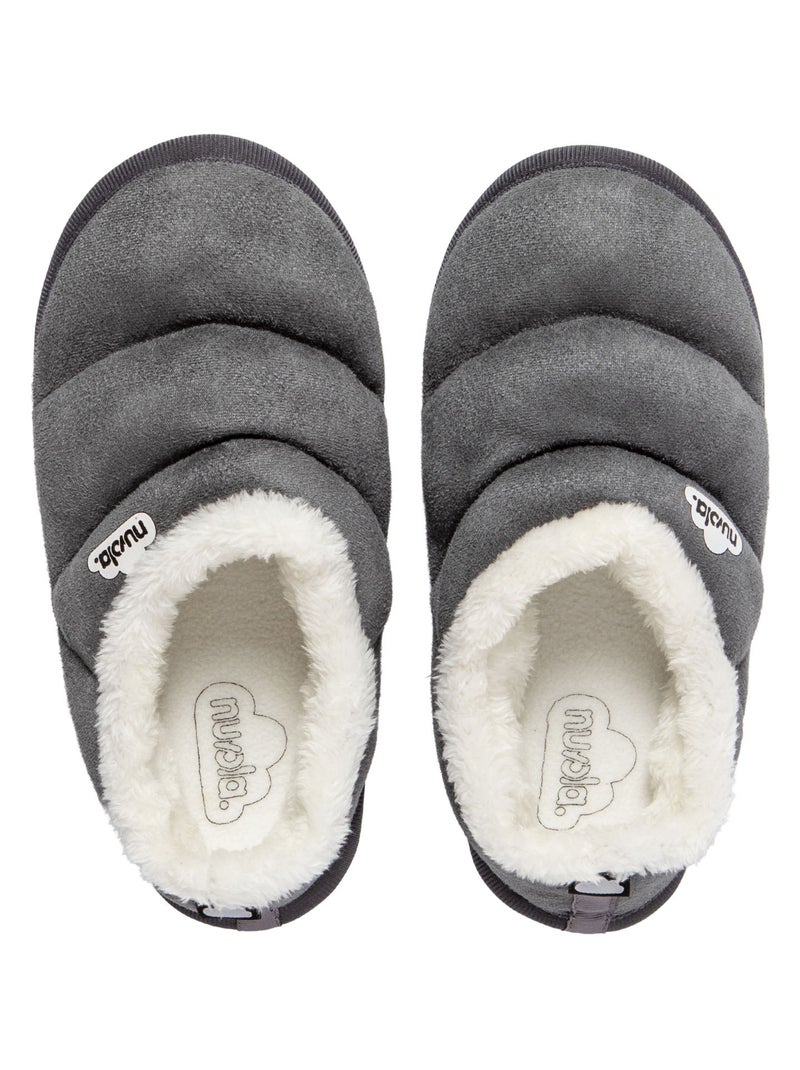 Pantofole unisex Nuvola suola in gomma Grigio grigio - Kiabi