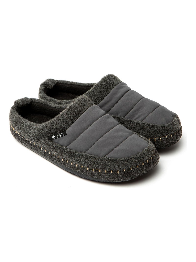 Pantofole unisex Nuvola suola in gomma Grigio grigio - Kiabi