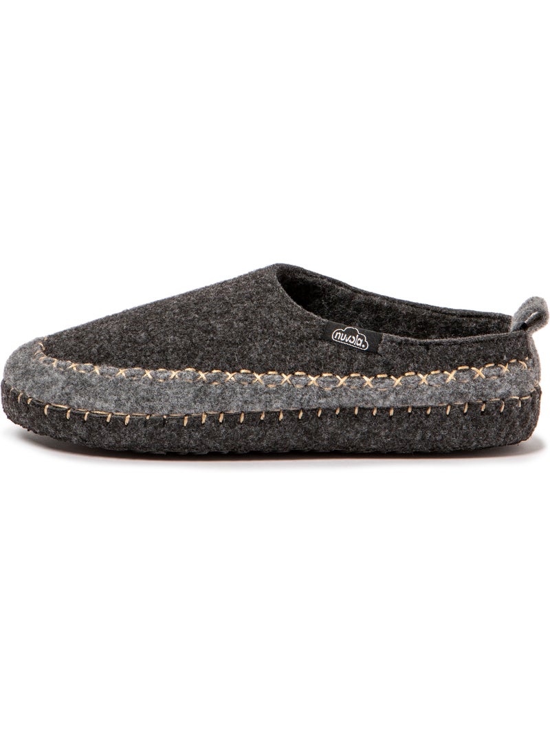 Pantofole unisex Nuvola suola in gomma Grigio scuro - Kiabi