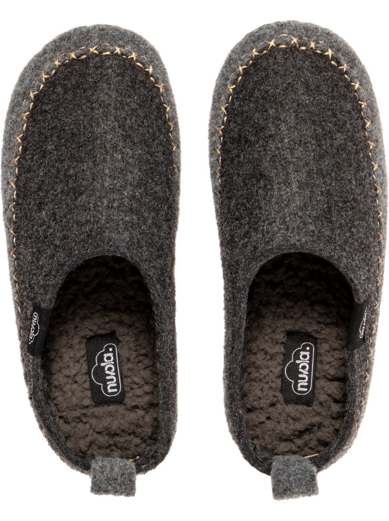 Pantofole unisex Nuvola suola in gomma Grigio scuro - Kiabi