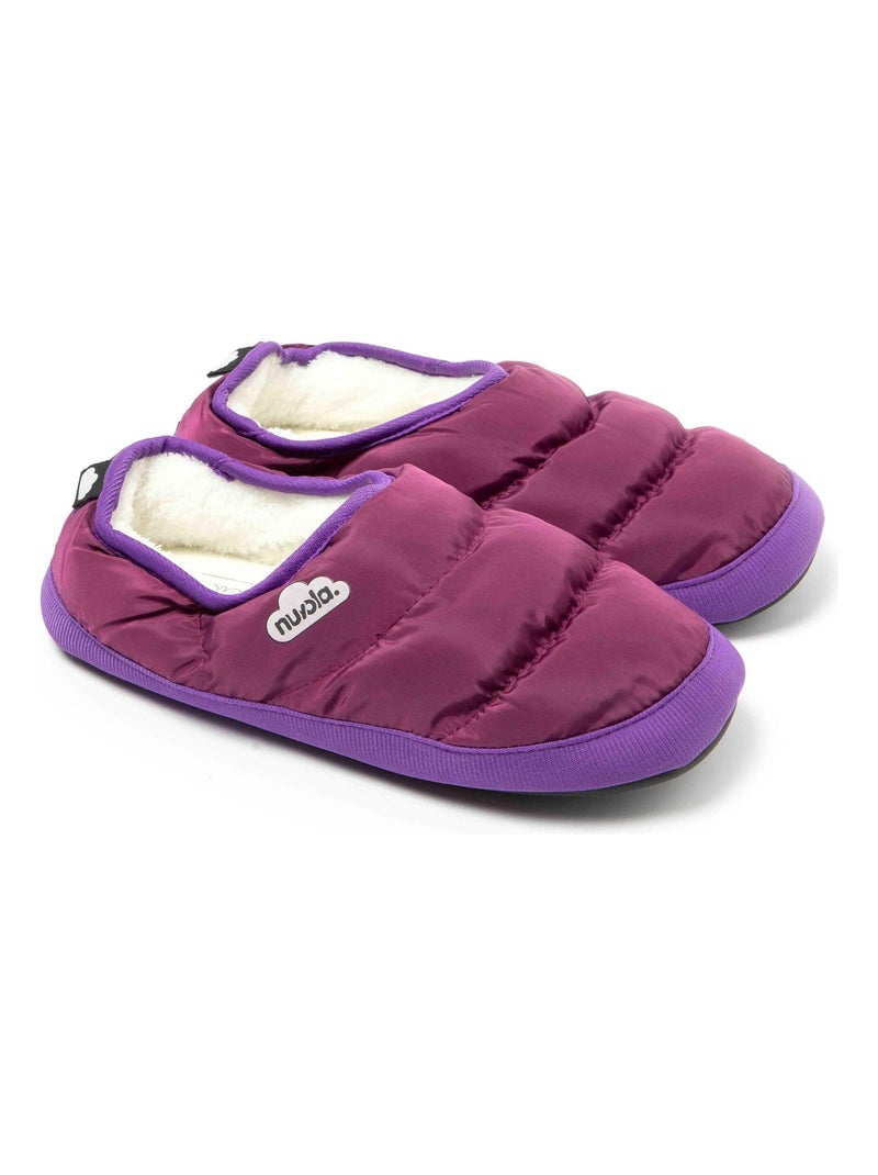 Pantofole unisex Nuvola suola in gomma Malva lilla - Kiabi