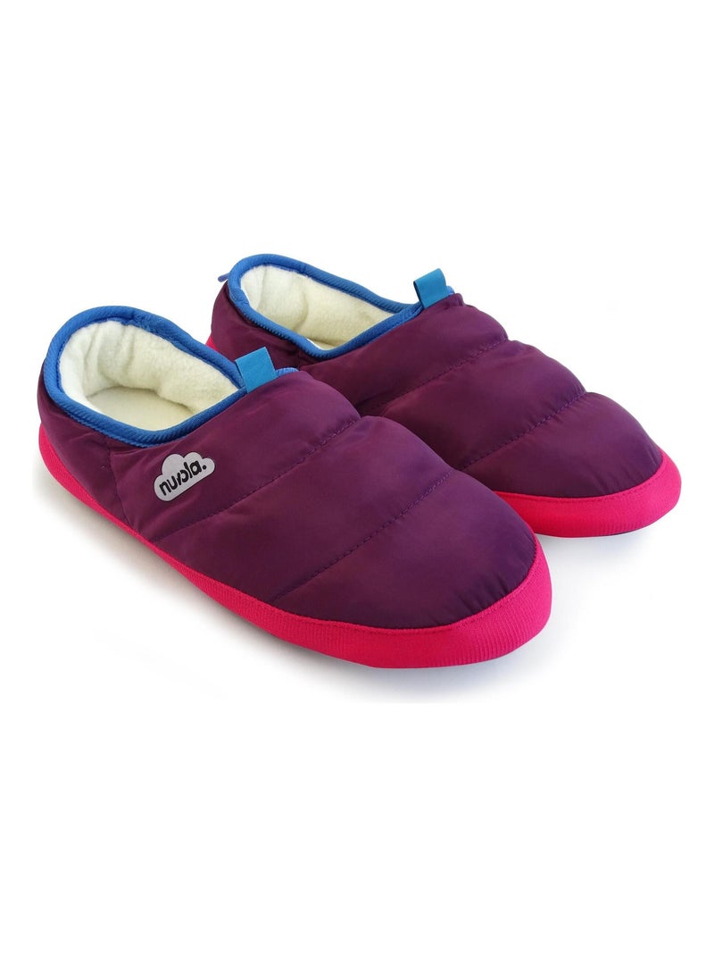 Pantofole unisex Nuvola suola in gomma Malva lilla - Kiabi