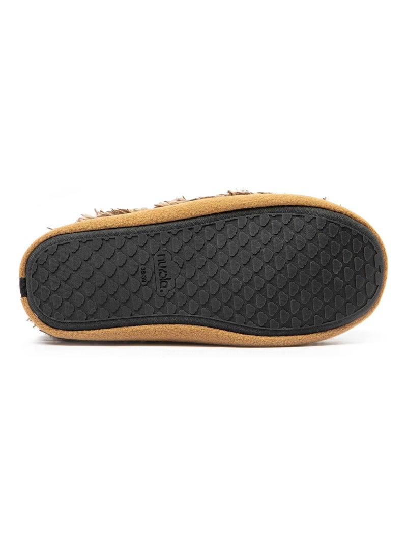 Pantofole unisex Nuvola suola in gomma Marrone - Kiabi