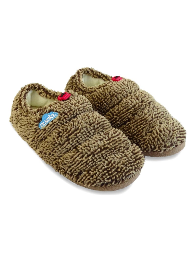 Pantofole unisex Nuvola suola in gomma Marrone - Kiabi