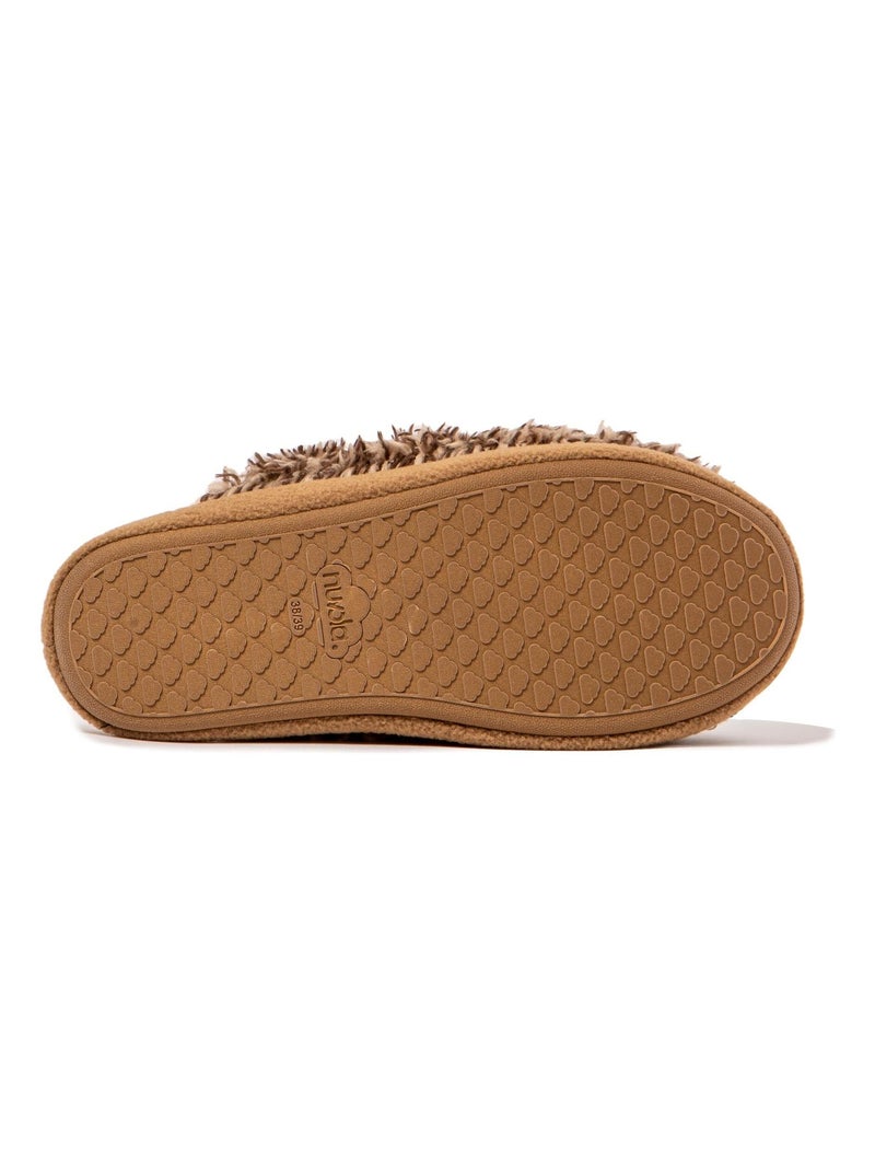 Pantofole unisex Nuvola suola in gomma Marrone - Kiabi