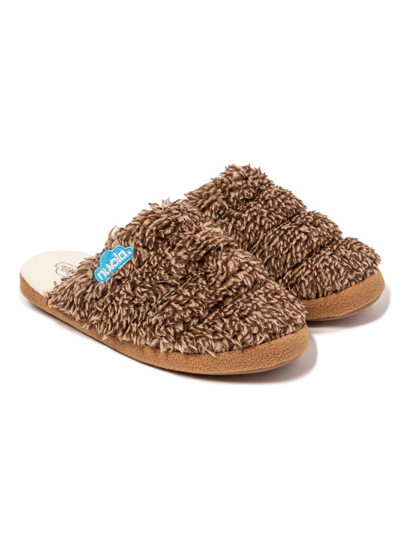 Pantofole unisex Nuvola suola in gomma Marrone - Kiabi