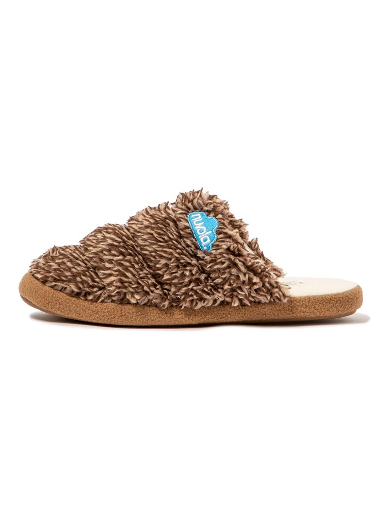 Pantofole unisex Nuvola suola in gomma Marrone - Kiabi