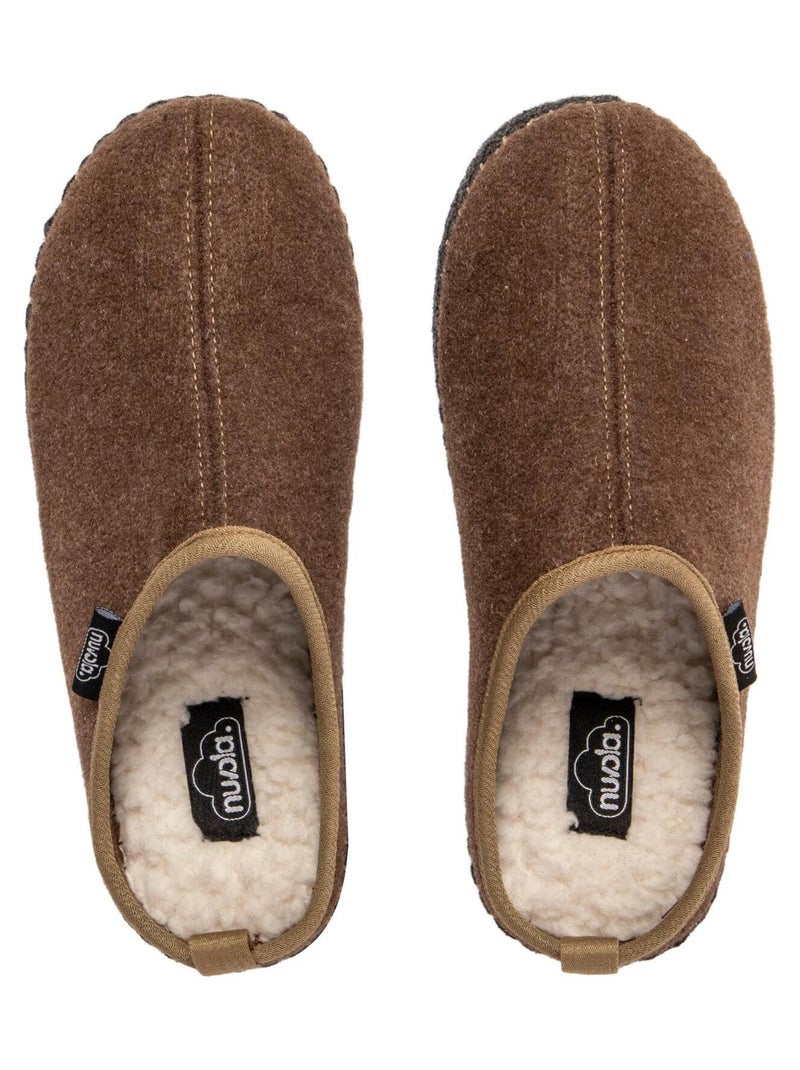 Pantofole unisex Nuvola suola in gomma Marrone - Kiabi
