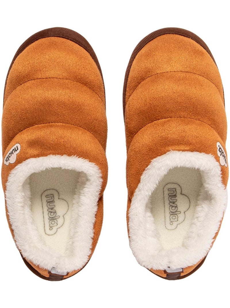 Pantofole unisex Nuvola suola in gomma Marrone nocciola - Kiabi