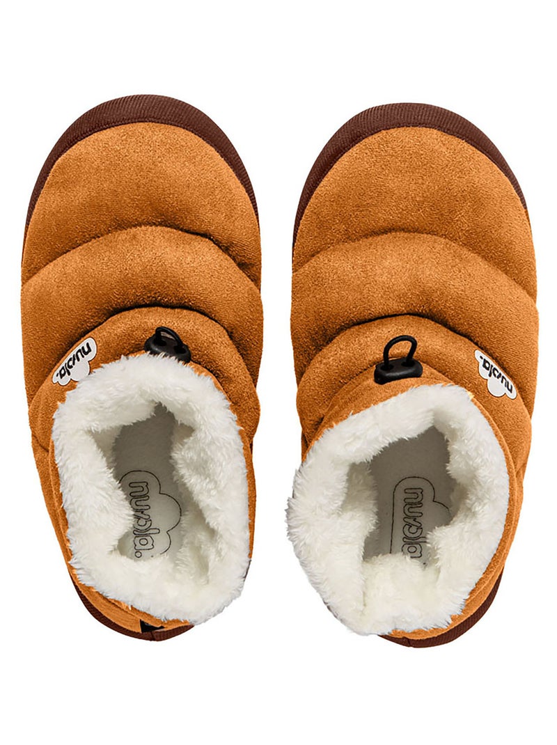 Pantofole unisex Nuvola suola in gomma Marrone nocciola - Kiabi