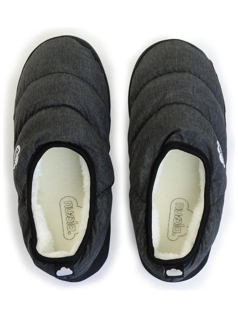 Pantofole unisex Nuvola suola in gomma Nero - Kiabi