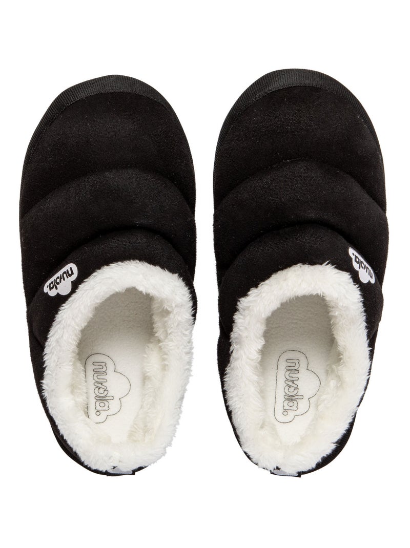 Pantofole unisex Nuvola suola in gomma Nero - Kiabi