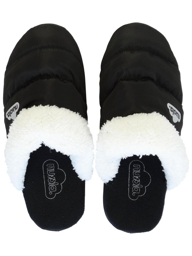 Pantofole unisex Nuvola suola in gomma Nero - Kiabi