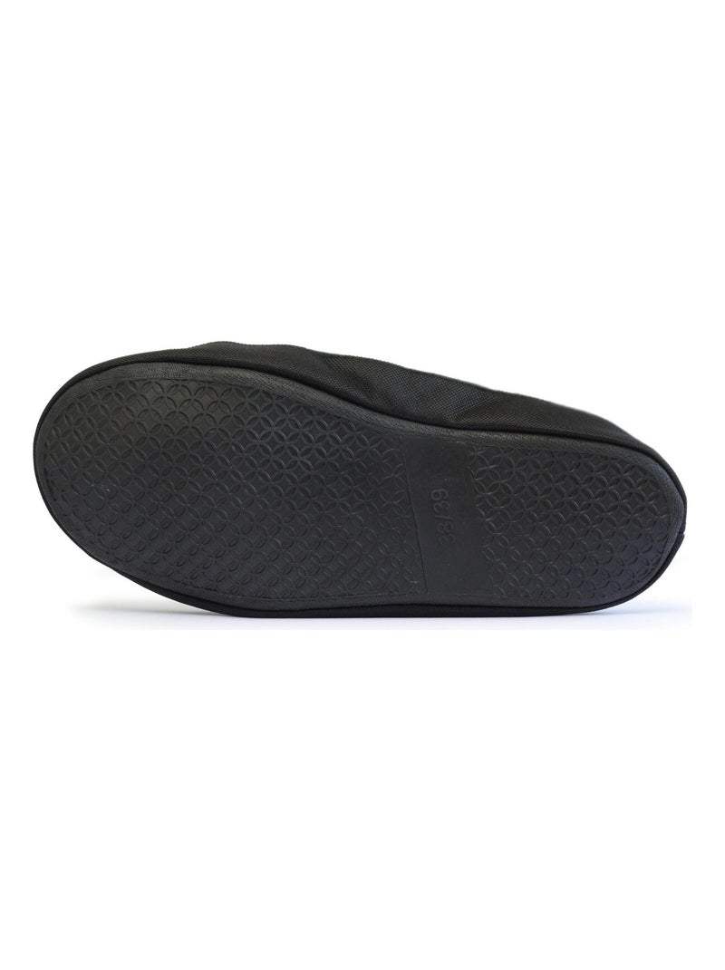 Pantofole unisex Nuvola suola in gomma Nero - Kiabi