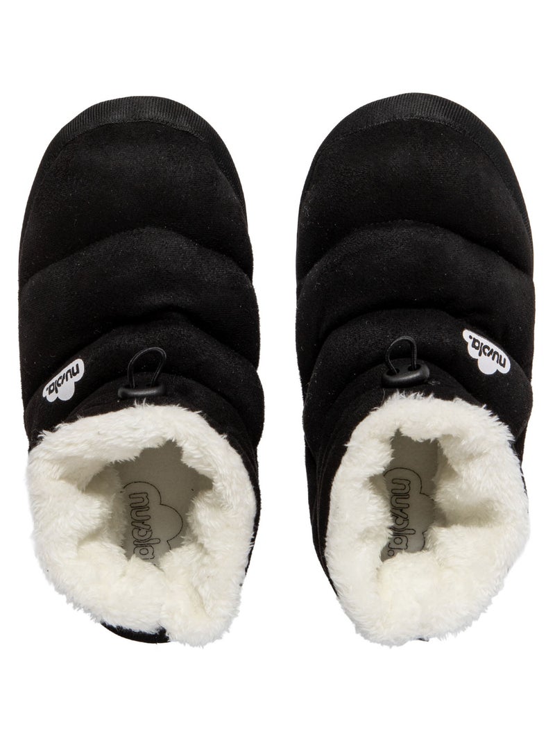 Pantofole unisex Nuvola suola in gomma Nero - Kiabi